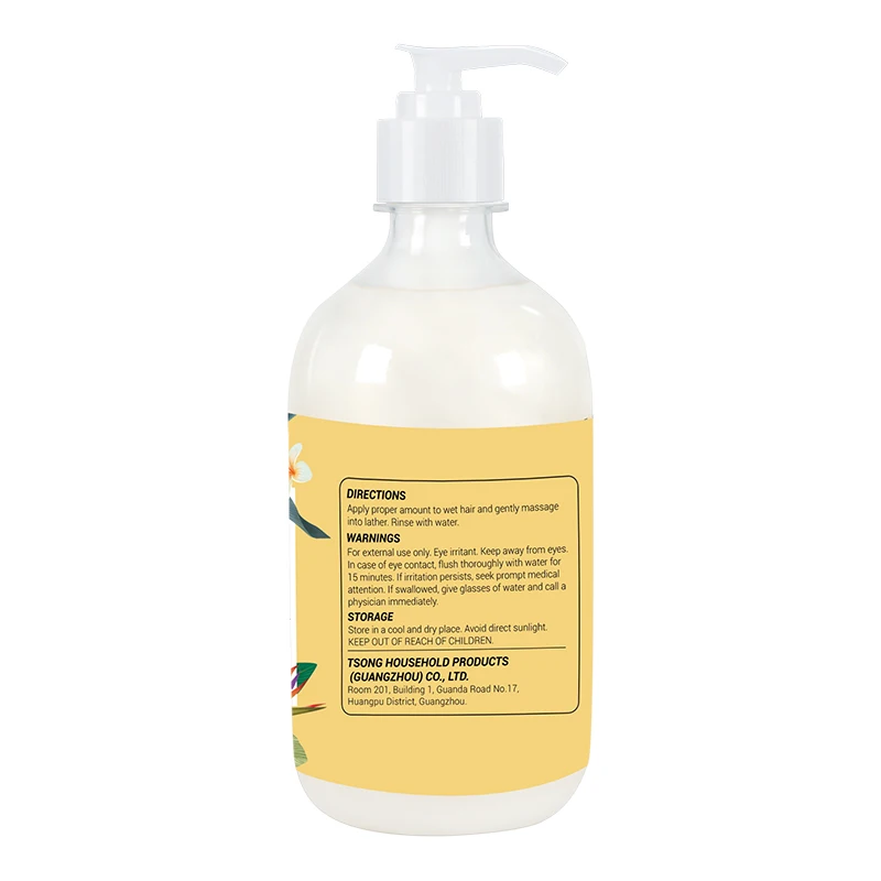 OEM Private Label Shea Moisture Shampoo Sulfate Free Coconut Milk Oil Shampoo 500ml