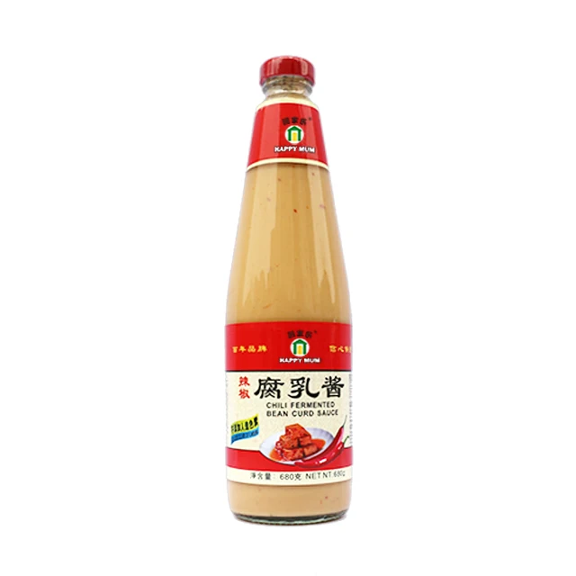
Premium Quality BRC Natural Red Chili Bean Curd 680g Supplier 
