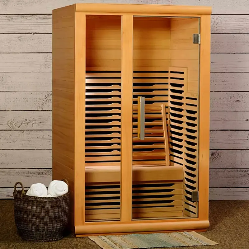 Cheap price 4 persons Hemlock wood indoor sauna room traditional saunas
