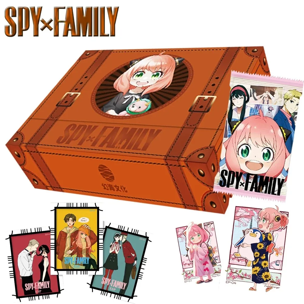Wholesales SPY x Family Collection Cards Creative Classical Mu TCG CCG Card Booster Box Board Game Playing Trading Cards Toys