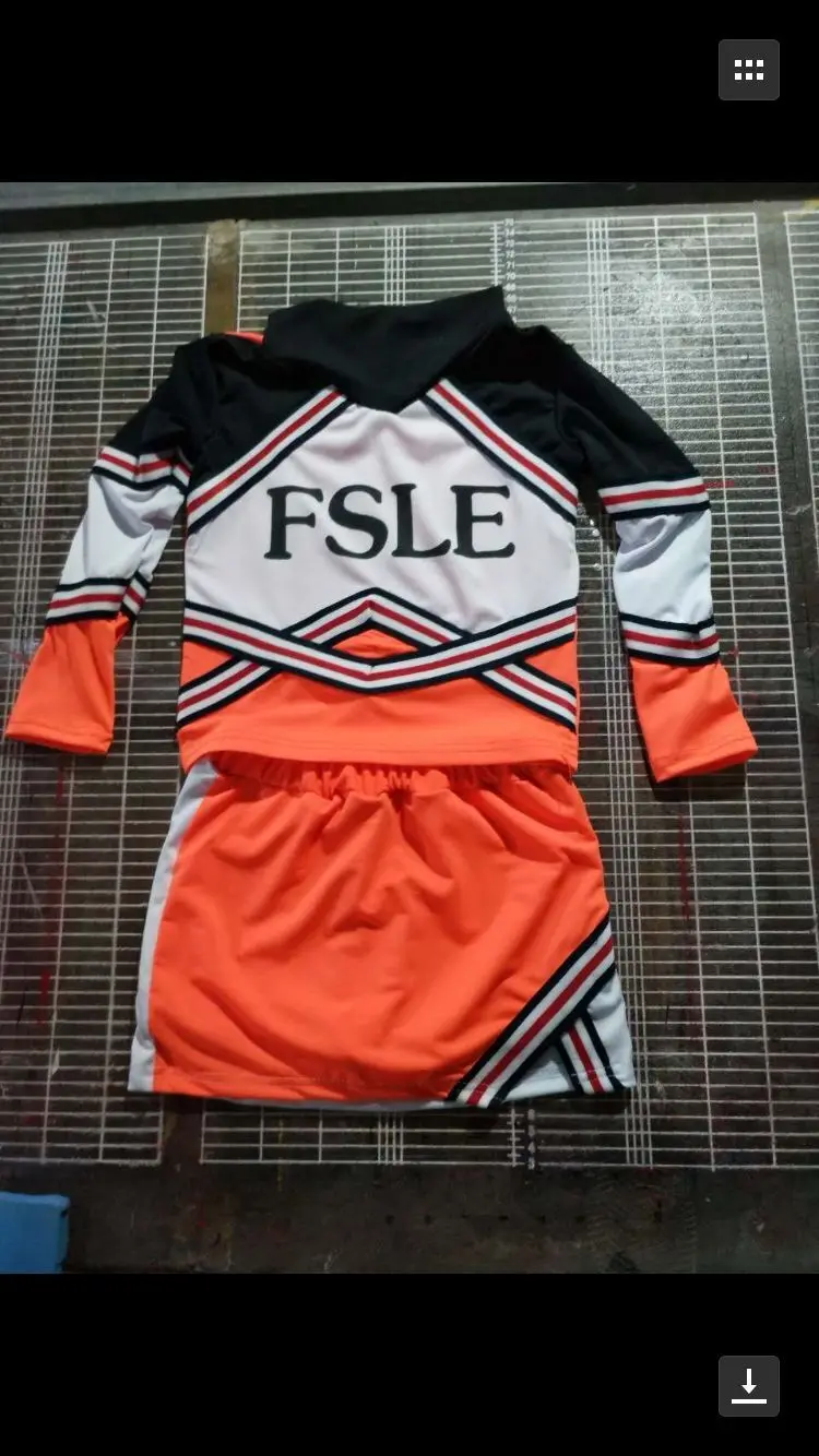 Cheerleading Uniforms Group Performance Dance Costumes for Kids Adults Sexy Cheerleading Outfits