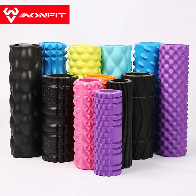 Wholesale colorful  hollow 33CM EVA foam roller for gymnastics