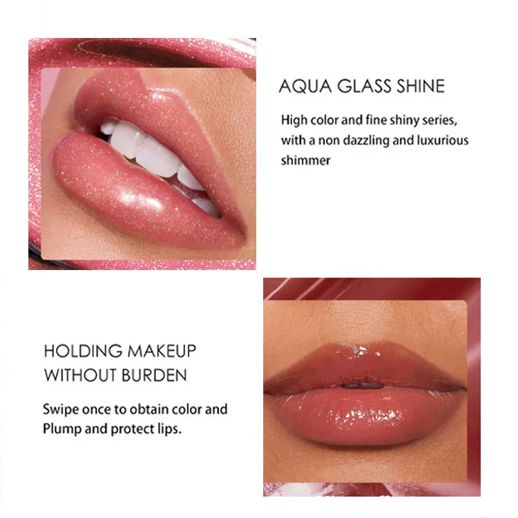 New Vegan Liquid Lip Gloss Collection Popular Nude Color Sunscreen Waterproof with No Animal Testing Private Label Cosmetics