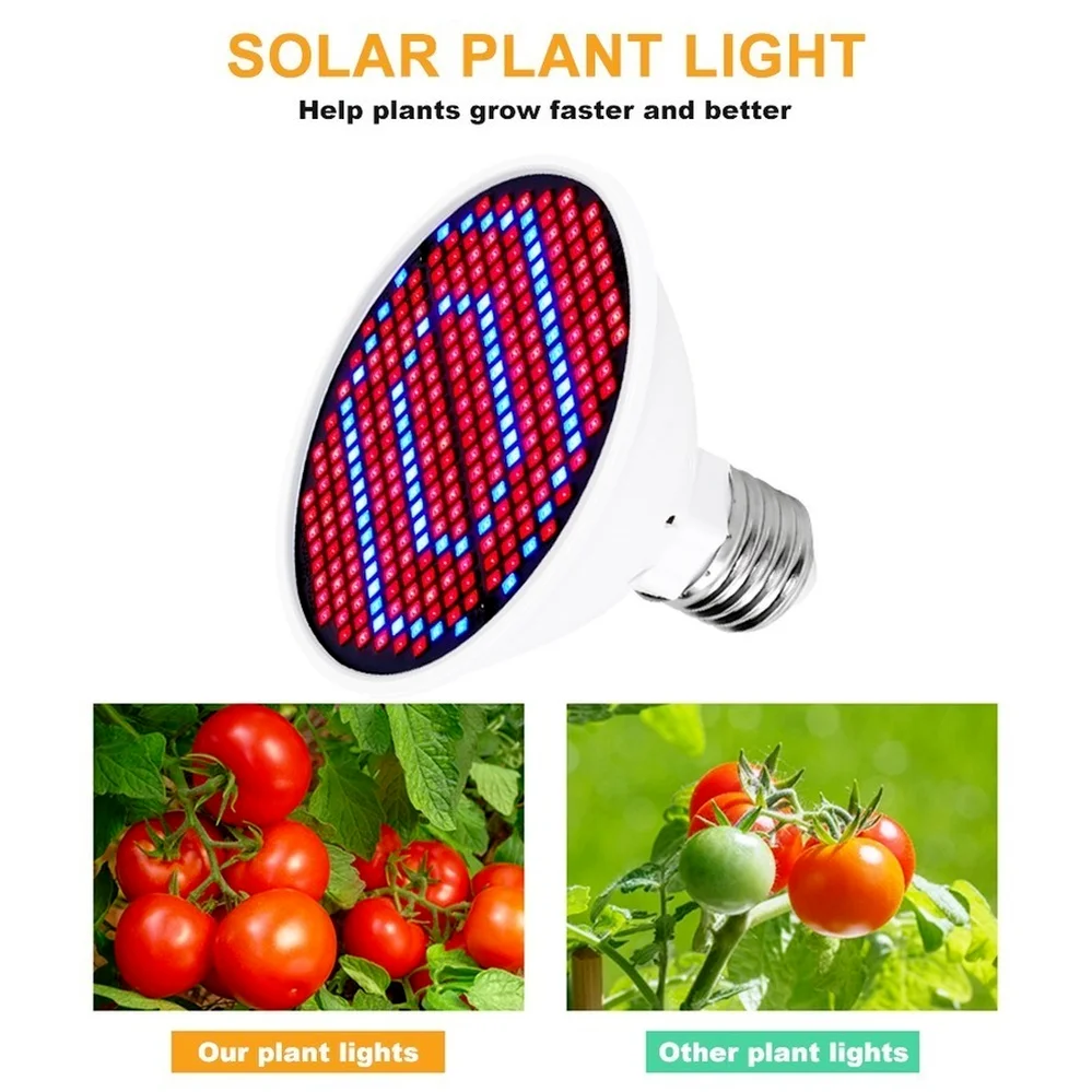 Led Grow Light Phytolamp for Plant Lamp Full Spectrum Grow Tent Led Grow Light Bulb for Indoor Plants