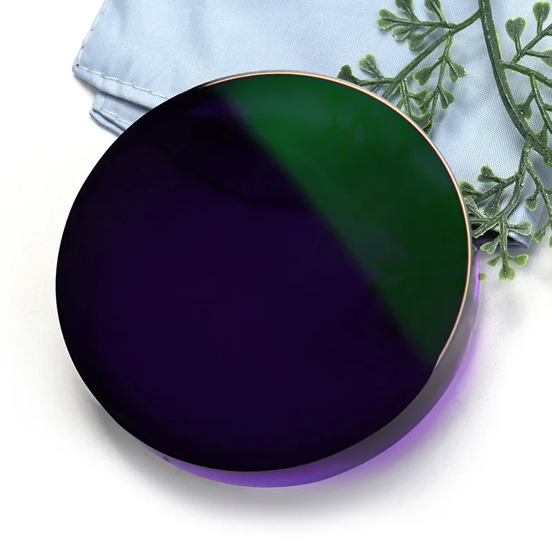 Danyang Factory 1.56  Colorful Photochromic Purple Single Vision Spectacle Lens Lenses