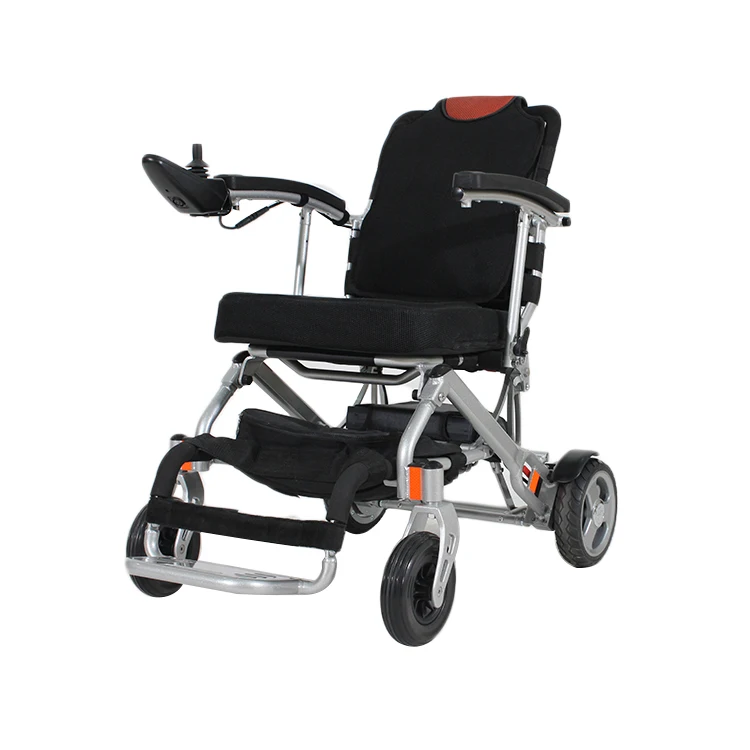 500W Strong Motor Remote Control Folding Aluminium Alloy Lithium Battery Electric Wheelchair