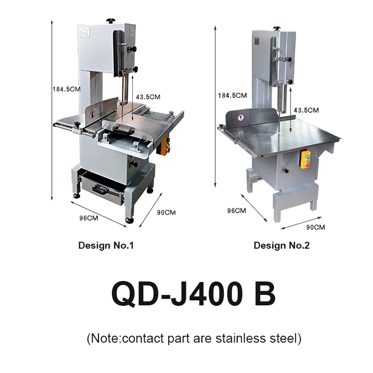 Stainless Steel Floor Standing Butcher Frozen Meat Cutting Bone Saw Meat Band Saw Cutting Machine Meat And Bone Saw Machine