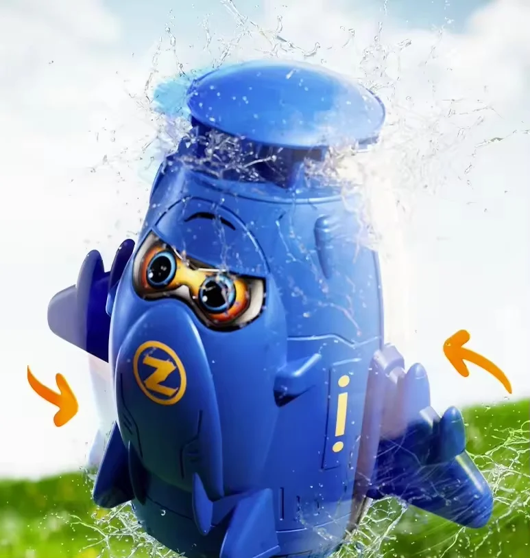 2024 Outdoor Yard Game 360 Degree Rotation Garden Air Lift Off Water Spray Toy Ejector Rocket Launcher Water Sprinkler for Kids