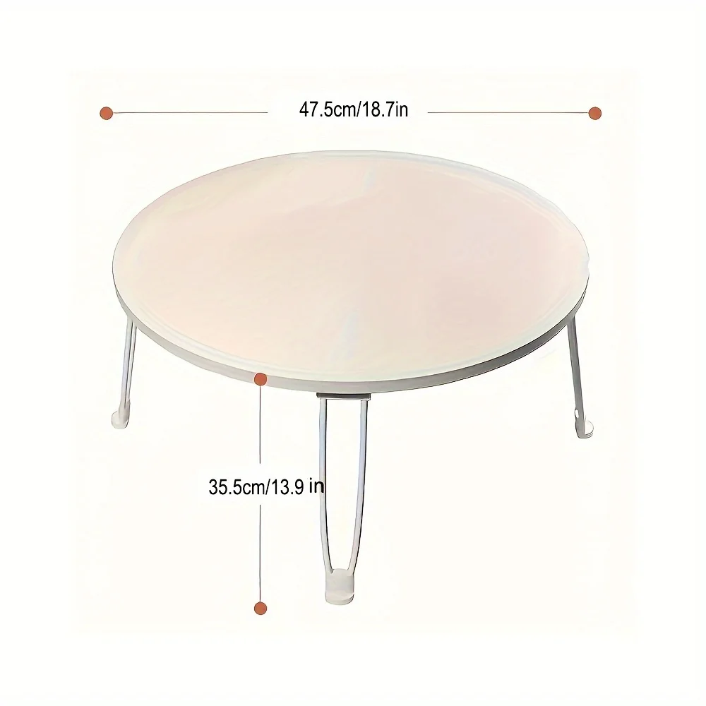 Portable Compact Desk 1pc Household Sundries Workstation for Bedroom Outdoor & Terrace Use