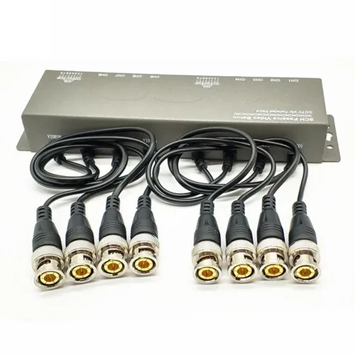 8-CH Passive HDCVI Transceiver, AHD/HDCVI/HDTVI Video Balun over UTP to CCTV