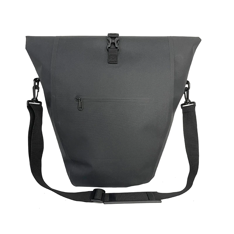 Manufacturer Repurchase Rates Two Ways 500D PVC Roll Top Bicycle Saddle Bag Motorcycle Waterproof  For Outdoor Or Riding