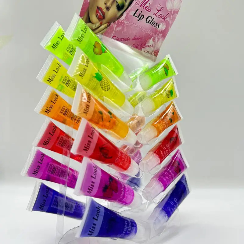 MISS-LOOK New Product Organic Vegan Long-Lasting Lip Oil Private Label Nourishing Lip Balm Fruity Moisturizing Lip Balm