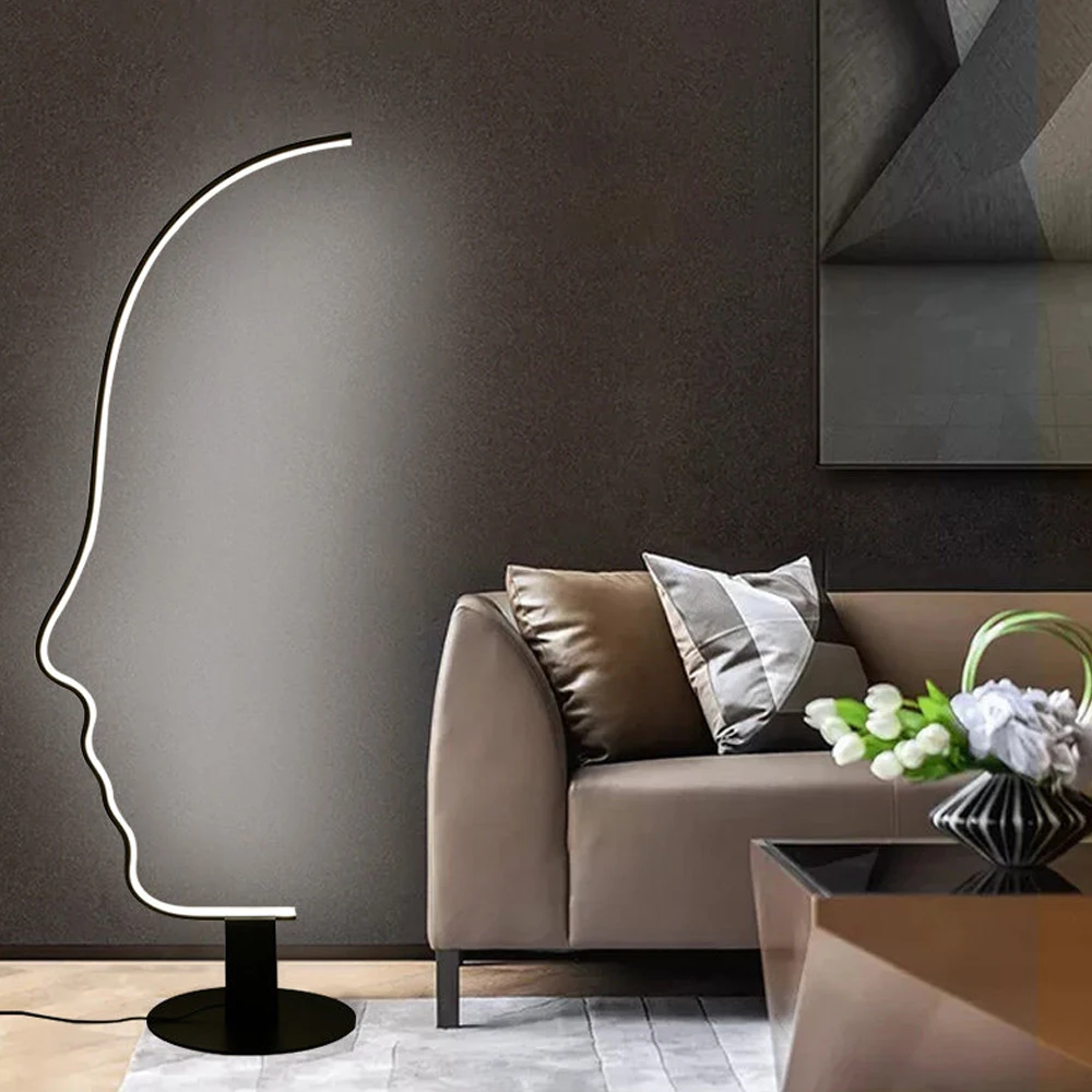Minimalist home decor standing floor lamp chandelier