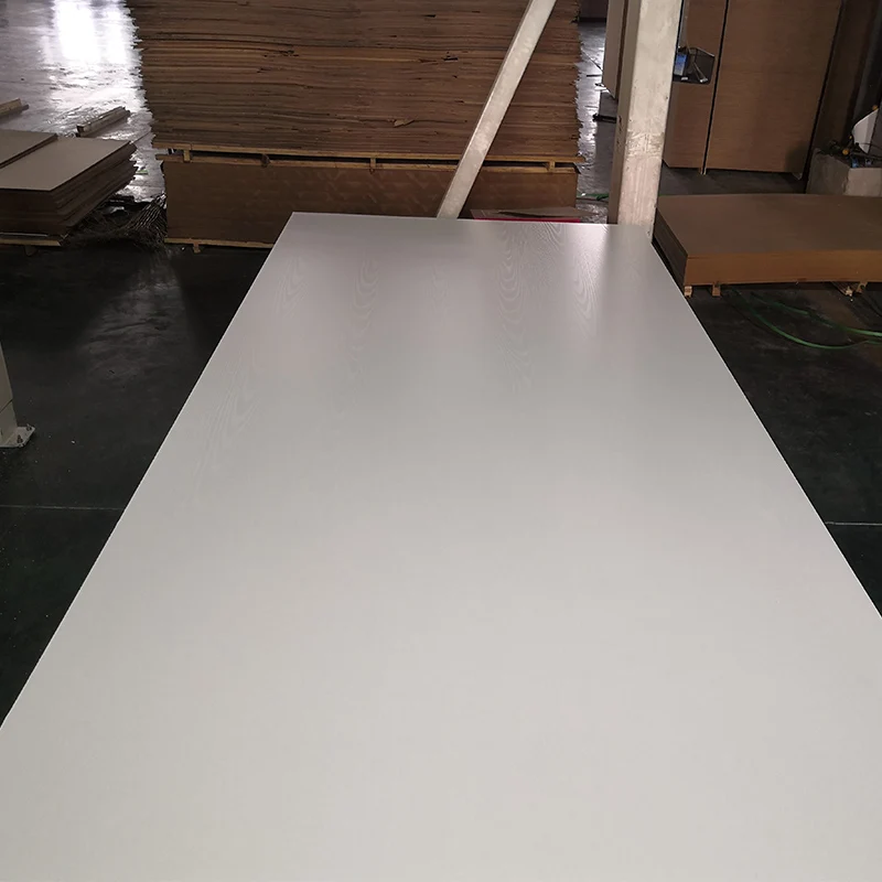 White Melamine Boards Mdf Laminated Wood E1 Particle Board 16mm 18mm 25mm for Furniture Use