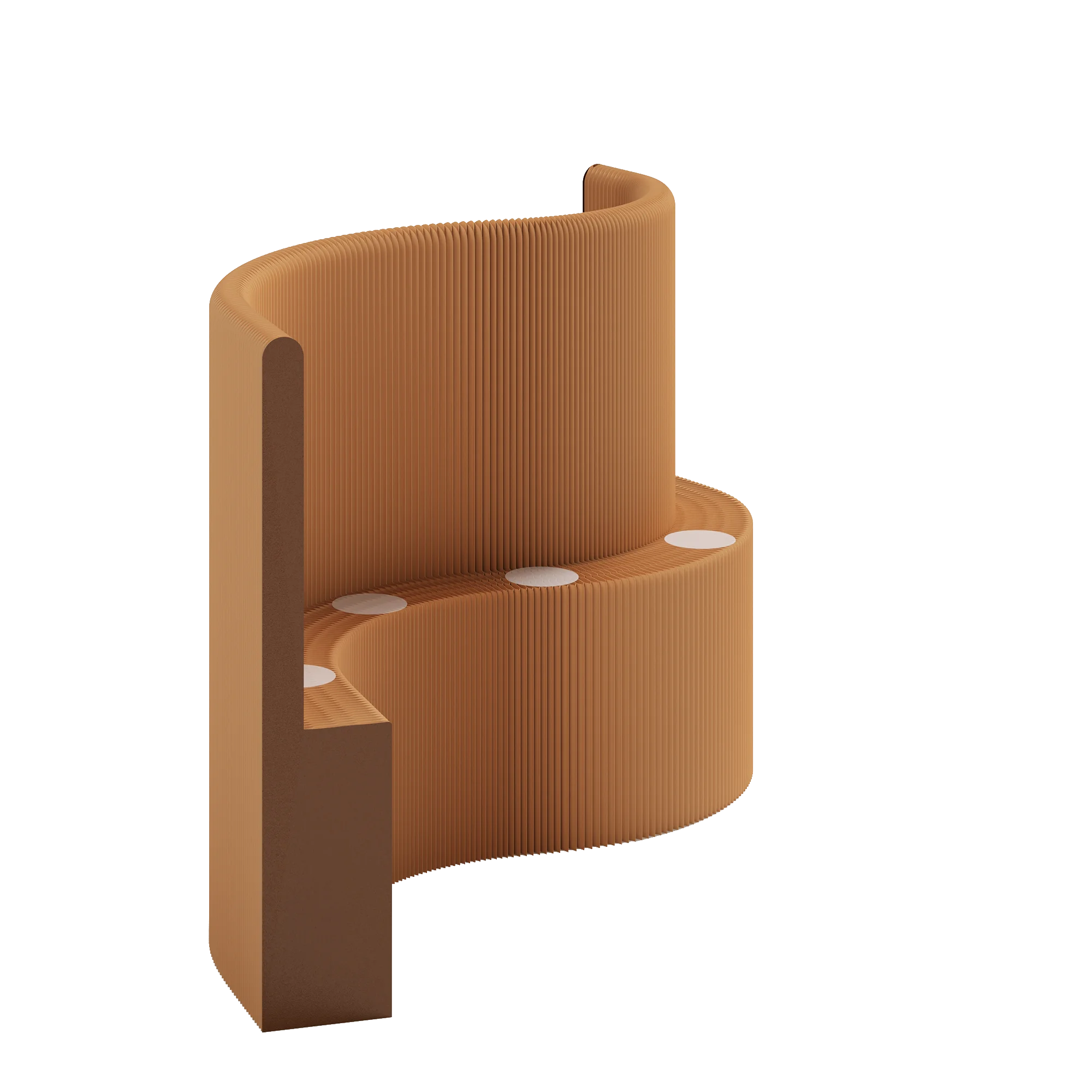 Accordion Kraft Paper Space  Divider with Display Rack Honeycomb Cardboard Folding Paper Partition Wall