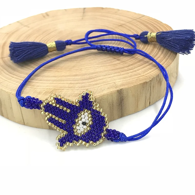 Japanese Miyuki Bracelet Miyuki Hamsa Hand Beads Bracelets