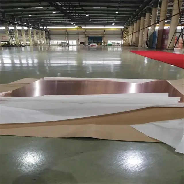 0.1~30mm Copper Sheet 99.99 Pure Copper Plate Price Professional Manufacturer