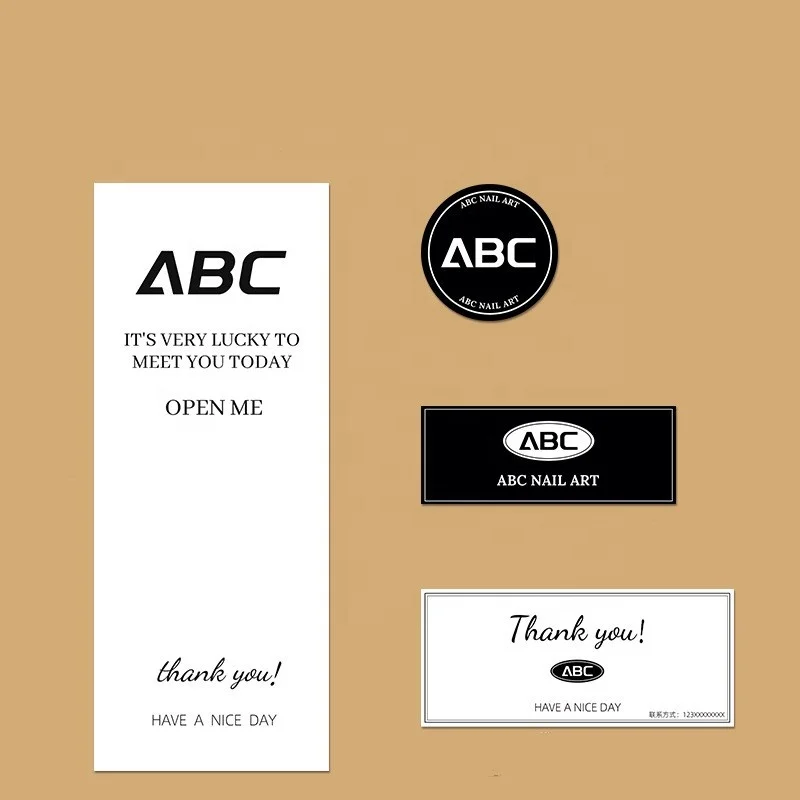 Decorative stickers Logo Removable adhesive Promotional Die-cut Bulk sticker Gift Business logo Promotional design