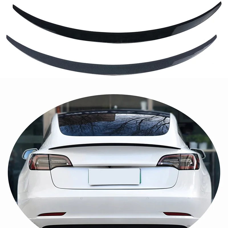 Задний спойлер багажника для Tesla Model 3 Y 2016-2023 ABS Материал высокопроизводительный Стайлинг
