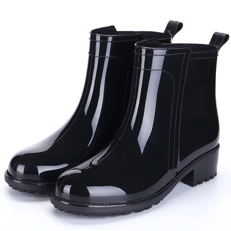 Shoes Stock Autumn And Winter Round Toe Cheap Mid-calf Boots For Women