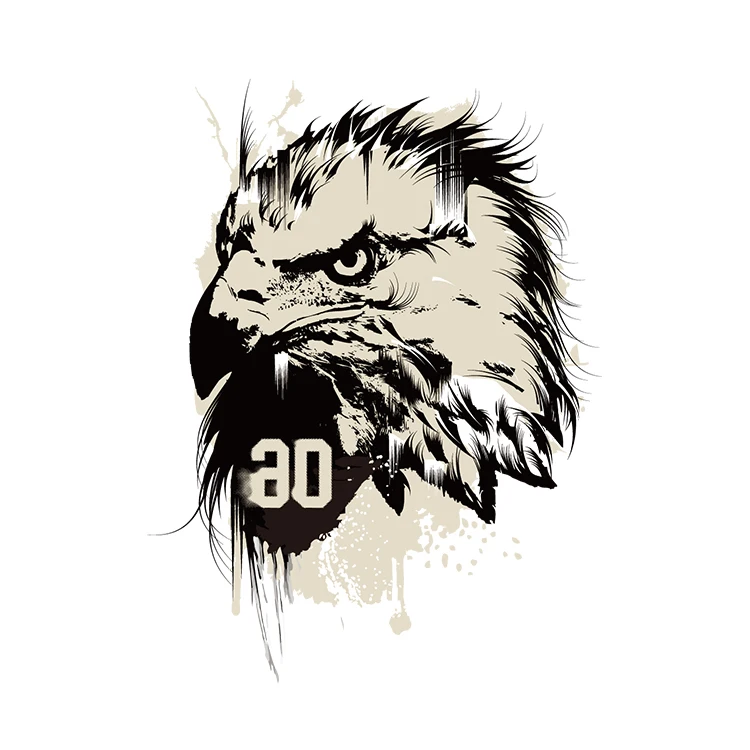 Модные художественные наклейки на руку для влюбленных классные Временные татуировки с рисунком волнистые в виде зверя