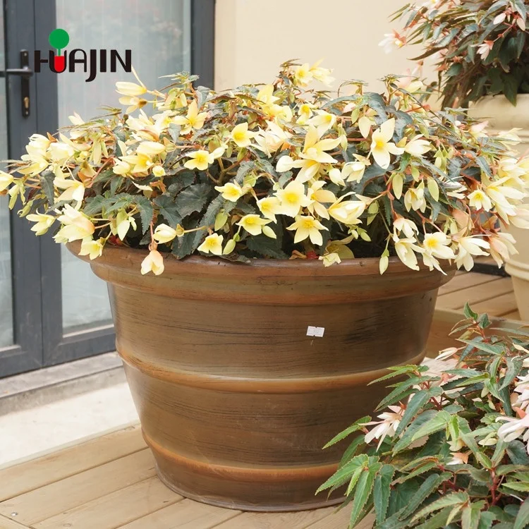 Best selling large outdoor mintate ceramic plastic vases and pots planters