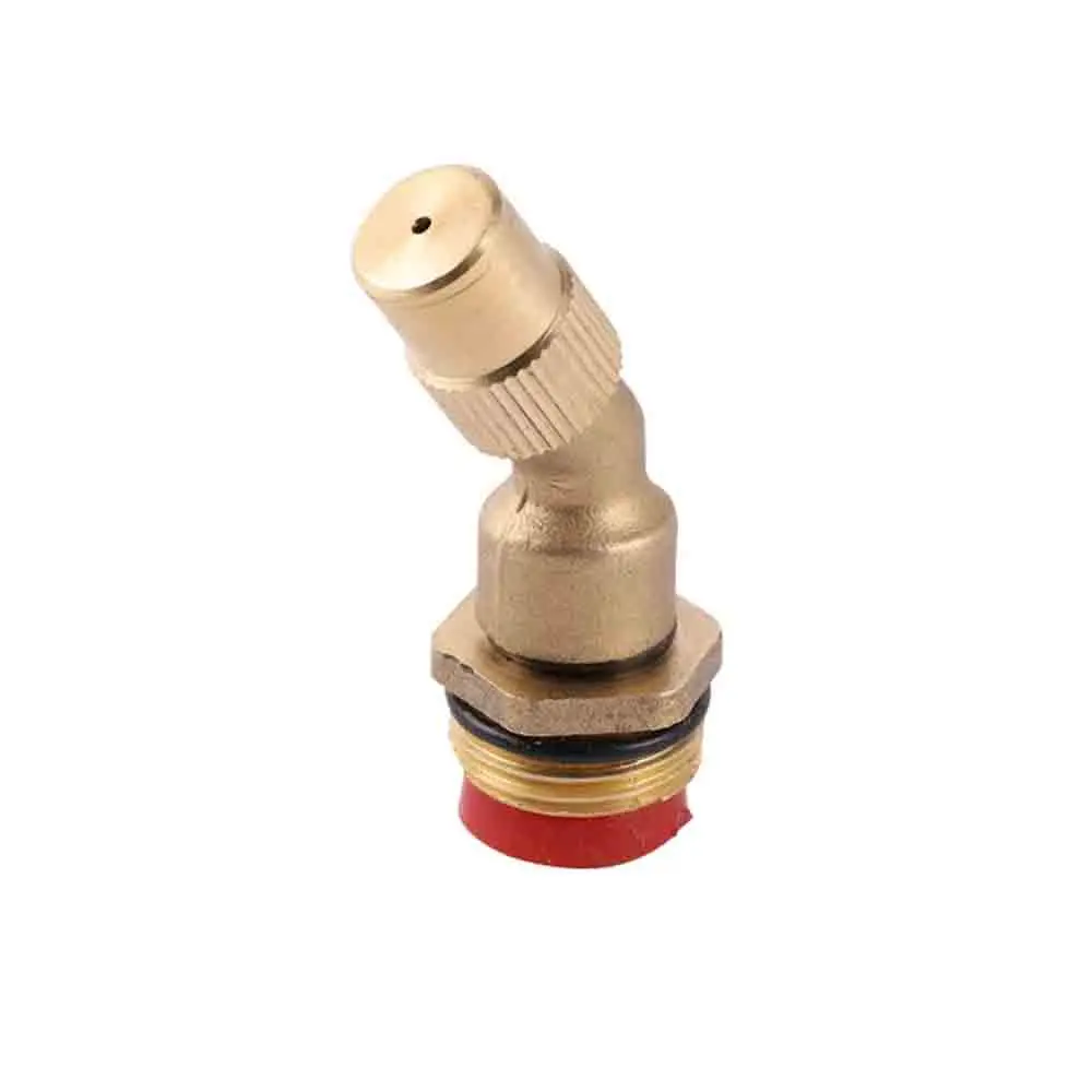 Home Garden Irrigation Brass Atomizing Sprinklers Brass Fogging Irrigation Sprayer Hose Connector Misting Nozzle