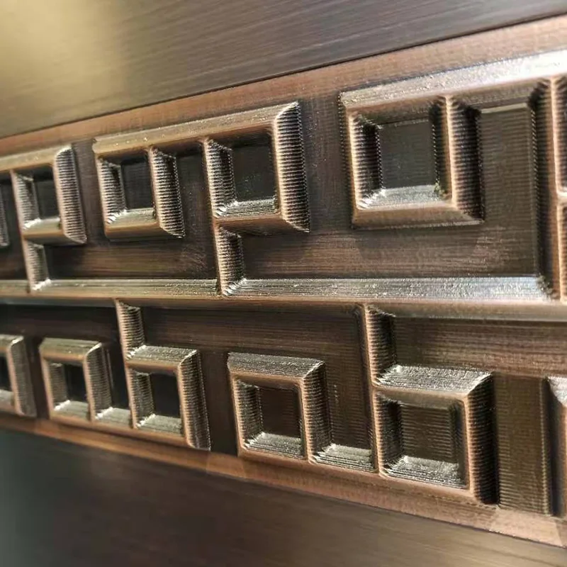 Premium quality front main entrance multi point locking system security door modern metal door exterior fire rated steel door