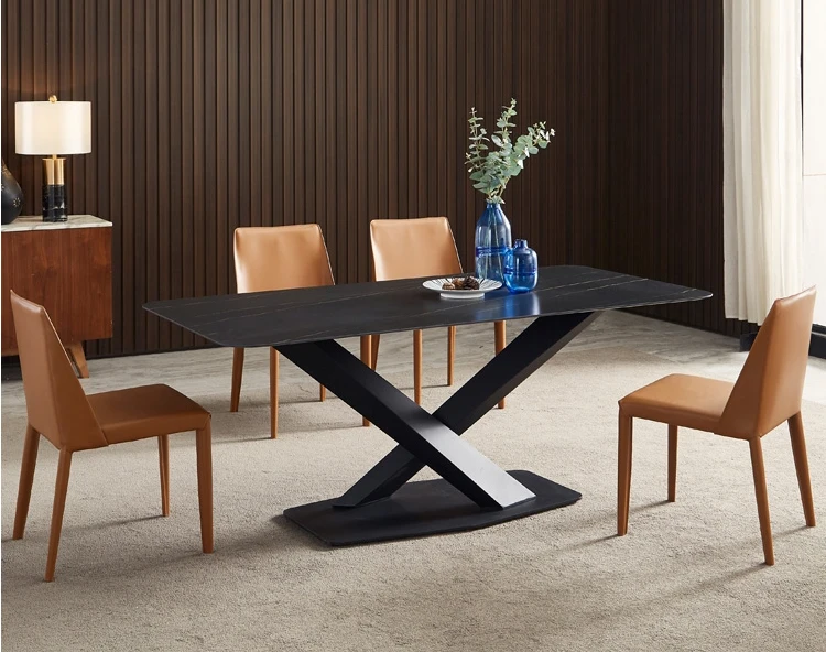 Factory Price Brushed Square Stainless Steel Coffee Bench Table Dining Table  Living Room Metal Furniture