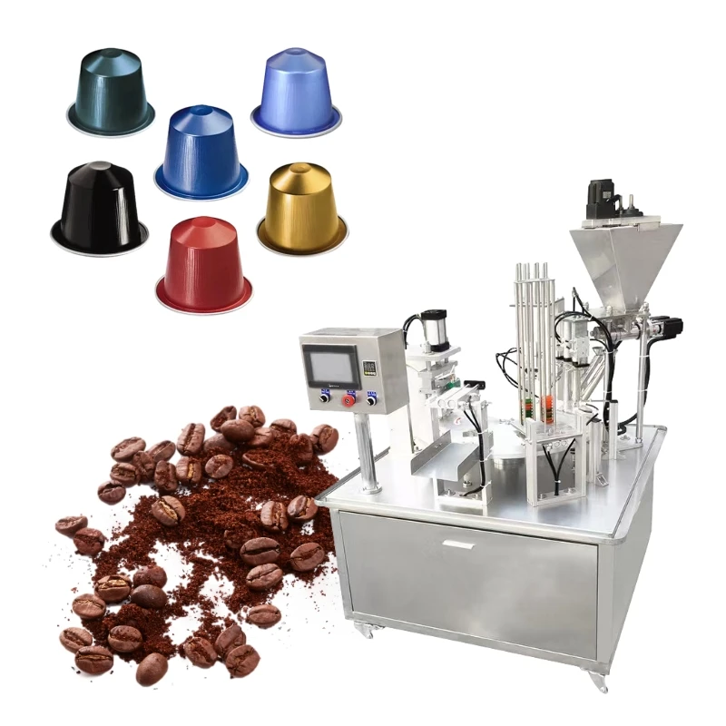 Automatic nespresso instant cup coffee capsule filling packing machine
