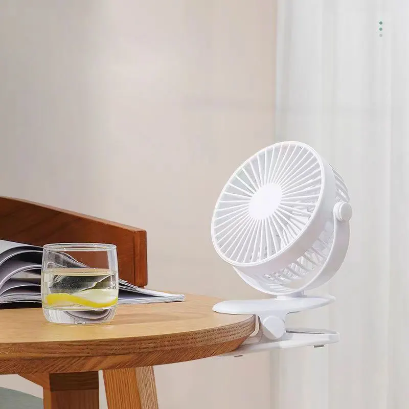 5V Desk Clip on Portable Small Fans 3 En 1 Ventiladores Recargables Portatil Usb Cooling Electric Mini Table Fan