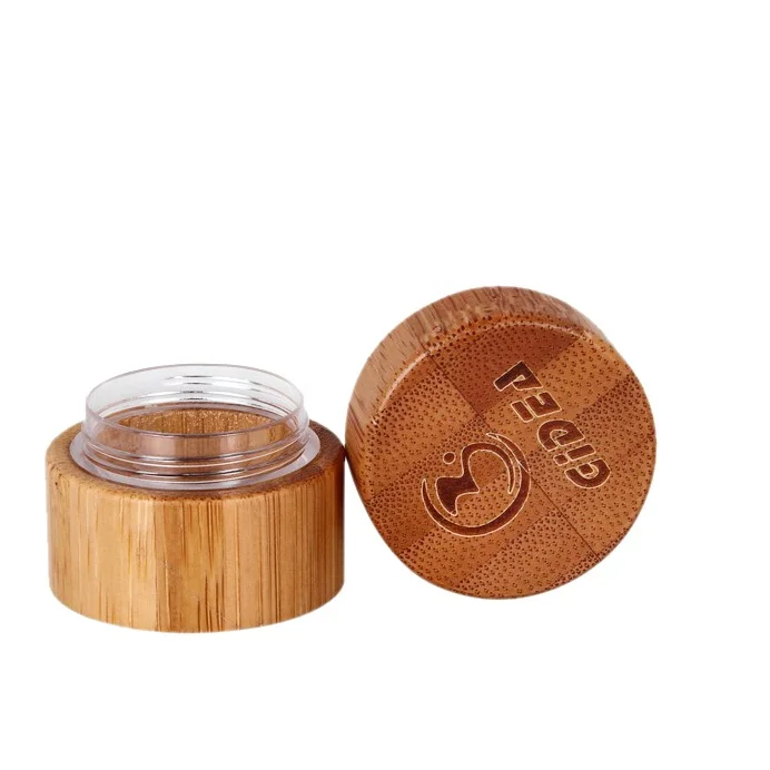 5g Bamboo Cosmetic Jar With Engraved Lid Bamboo Jars For Cream Good Price Cosmetic Jar Bamboo Lid