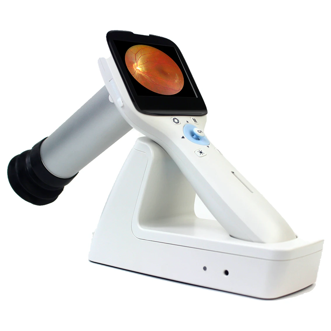 New Design 4.7 Touch Screen Handheld Fundus Camera With 50 Fov Blue Tooth Wifi Connection For Ophthalmology