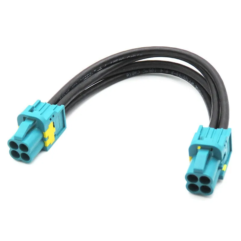 Customized RG174 Mini Fakra 2way 4way male to female extension cable for car