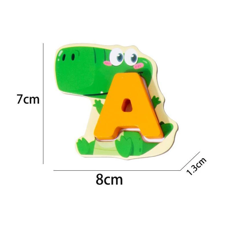 ULi Toddlers School-Age Children Learning Packaged Carton Alphabet Paired Card Early Childhood Education Puzzle Toy