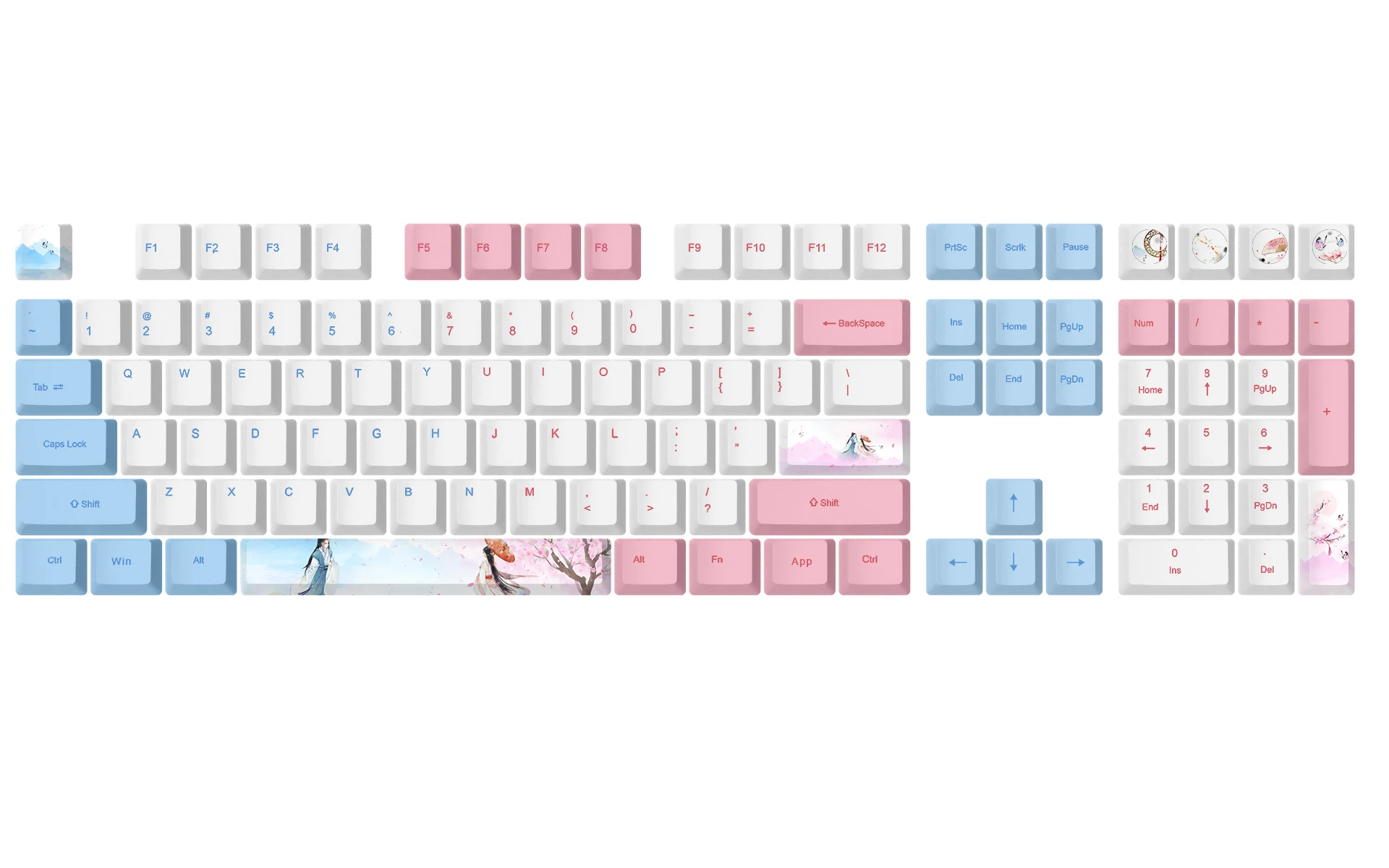 AFLION OEM Custom 104 клавиша Pbt полупрозрачная клавиатура механическая специальный цвет персонализированная