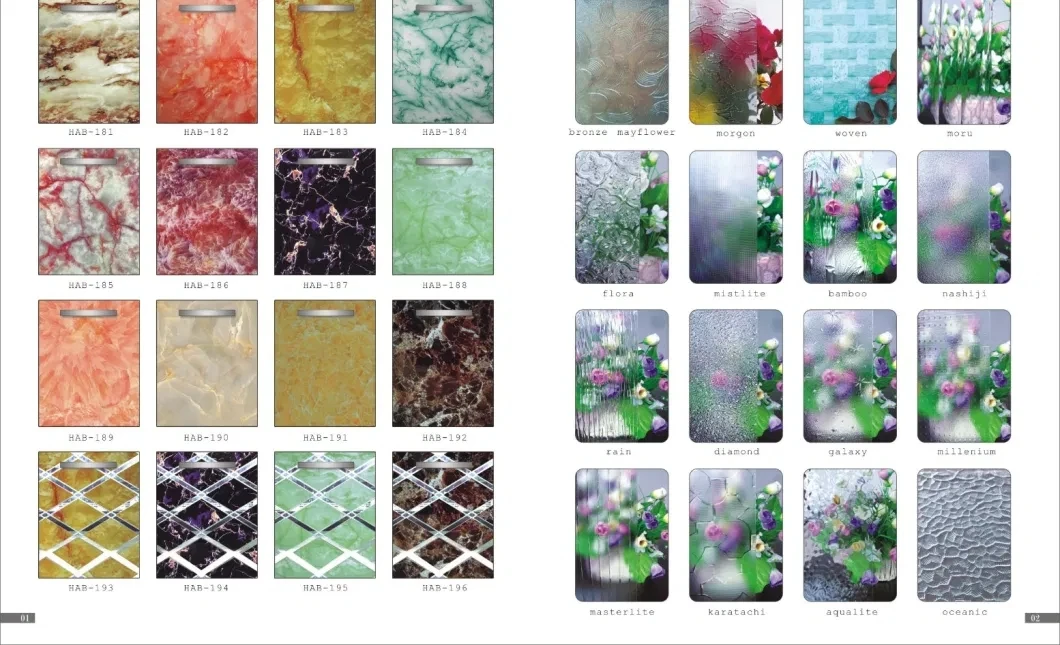 Popular Pattern Glass with Cheap Price by China Big Factory for Decoration