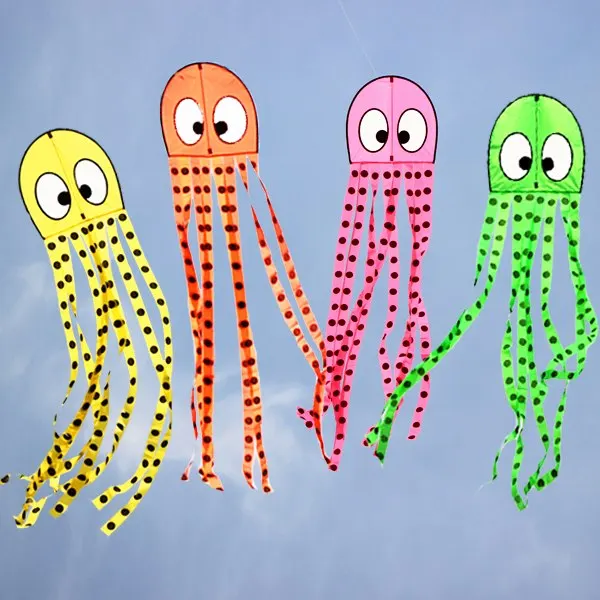 Single line octopus kite for kids from the kite factory
