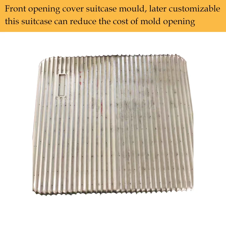 Front open cover double open hot luggage custom German Bayer PC aluminum alloy trolley case can board the suitcase