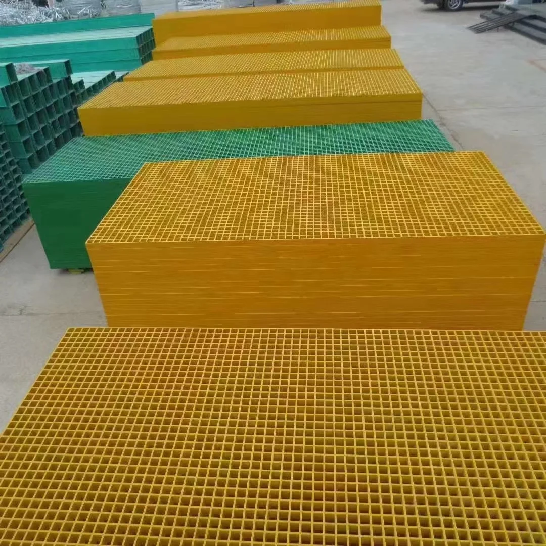 Anti Slip FRP Grating FRP Grating Panel GRP FRP Mesh Grid Grating