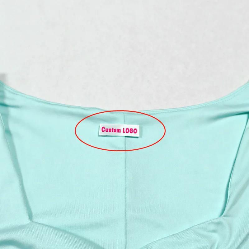 Женская мода на заказ, воротник, ярлык, одежда, воротник, ярлык