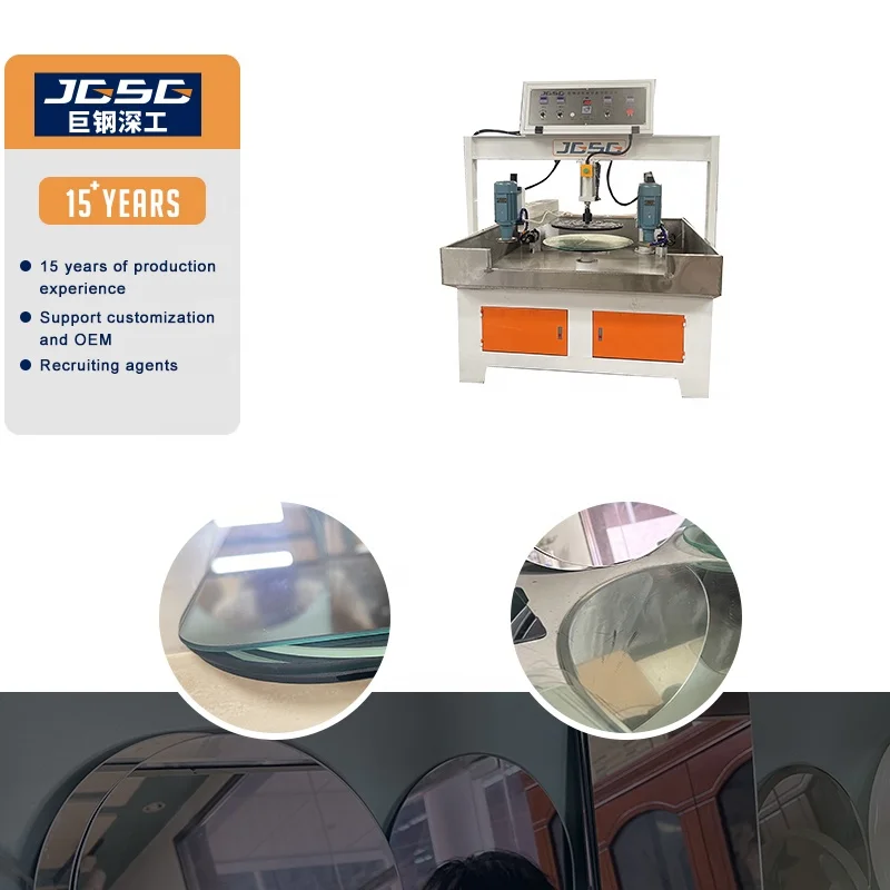 Automatic discount Price CNC Round Glass special shape Oval Shape Edging Grinding Polishing Mirror Glass Polishing  Machine