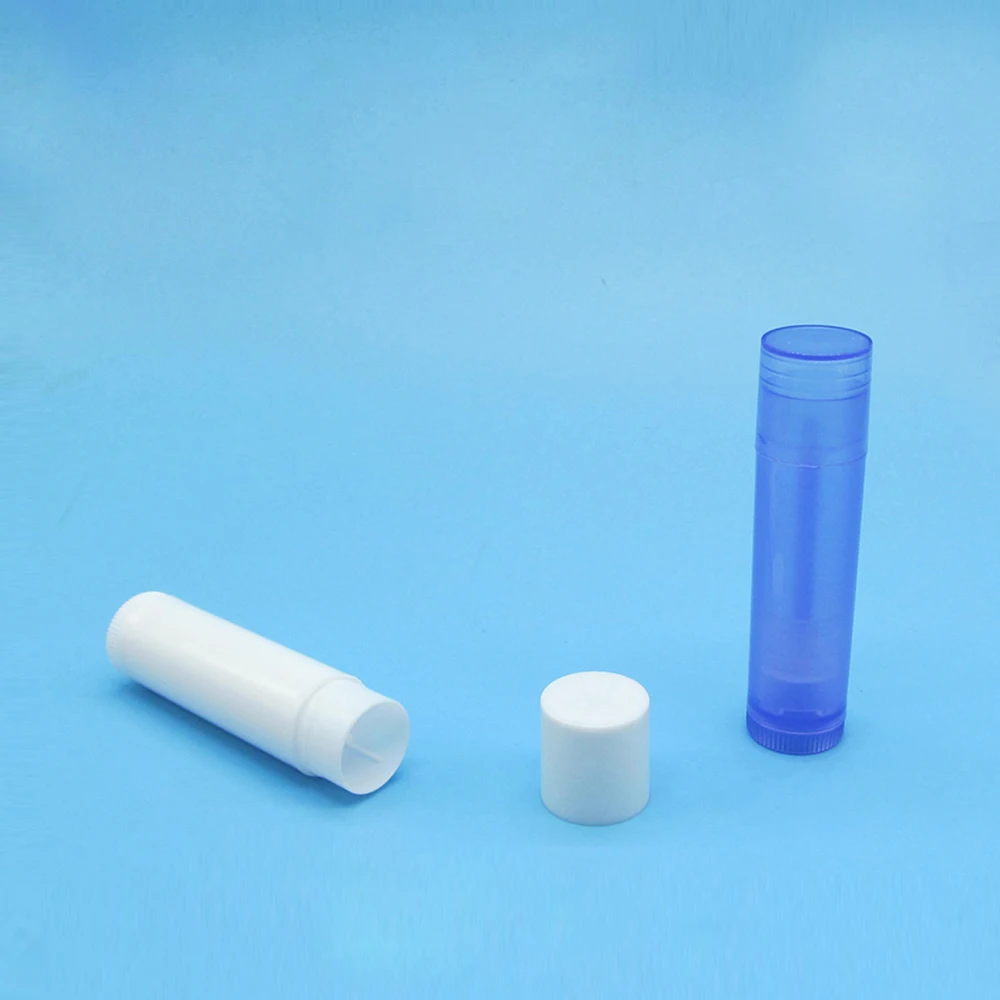 BIG CAPACITY EMPTY 15G CLEAR ROUND LIP BALM TUBE WHOLESALE