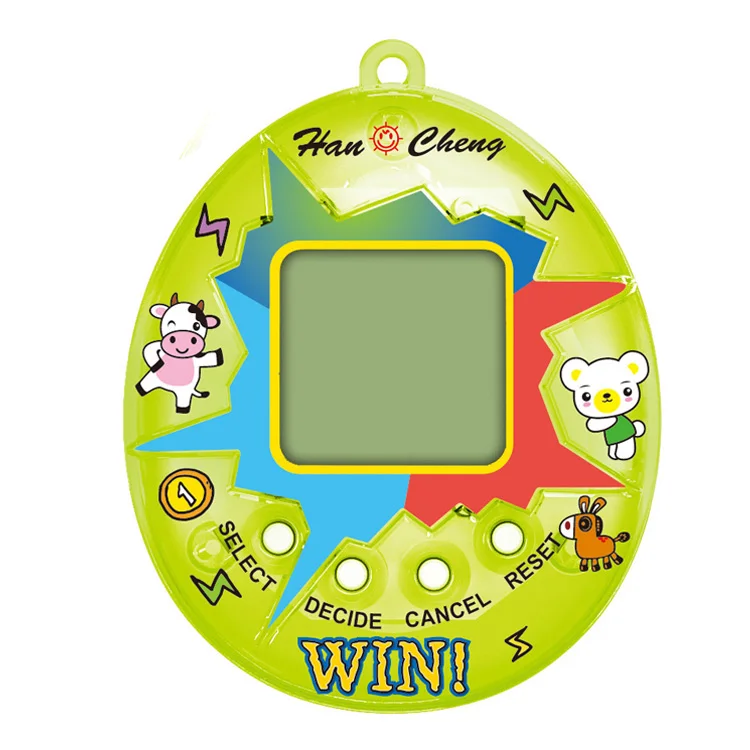Electronic Pets Nostalgic Electronic Pet Game Toy Tamagotchiuni Animal Egg Keychain Giga Virtual Digital Pets