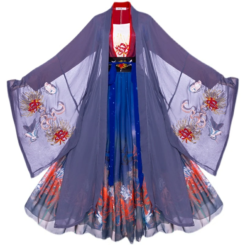 Традиционный китайский костюм ханьфу, костюм старинного ТВ-сериала, художественная фотография, сценическое шоу, Сказочная одежда