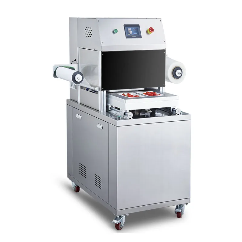 JINYI DQ305L-V Custom new type nitrogen gas plastic cup and tray sealer Modified Atmosphere Packaging Machine