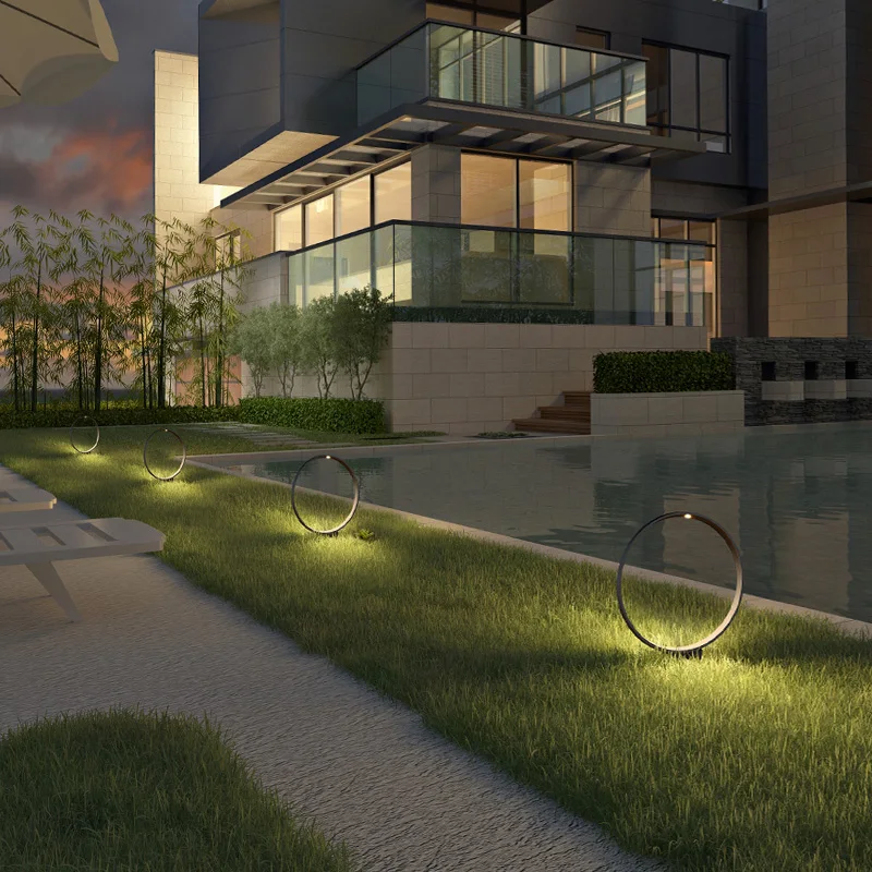 
Outdoor IP65 Waterproof Villa Landscape 7W Ring LED Garden Lawn Light 