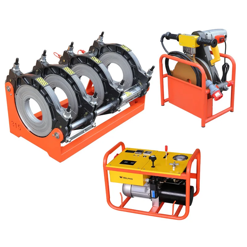 Сварка 315B 90-315 мм Hdpe машина для стыковой сварки полиэтиленовых труб Цена hdpe сварочная