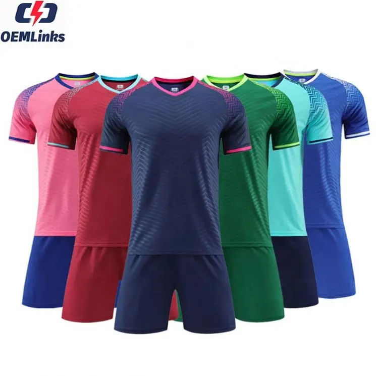 hot sell popular soccer uniform jersey set purple youth soccer uniforms football jersey 21/22 soccer