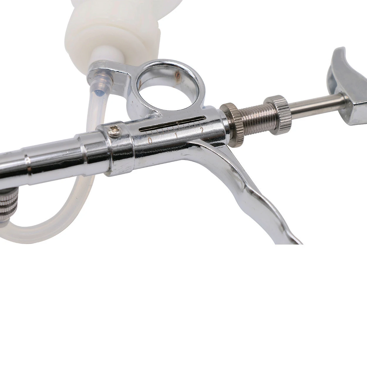 Veterinary Equipment 2ml Automatic Cattle Sheep Pig Poultry Vaccination Injector Syringe with Bottle